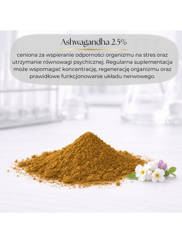 LIPHARMIS Ashwagandha 2.5% proszek 100g
