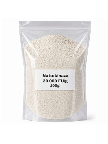 LIPHARMIS Nattokinaza 20 000 FU/g proszek 100g