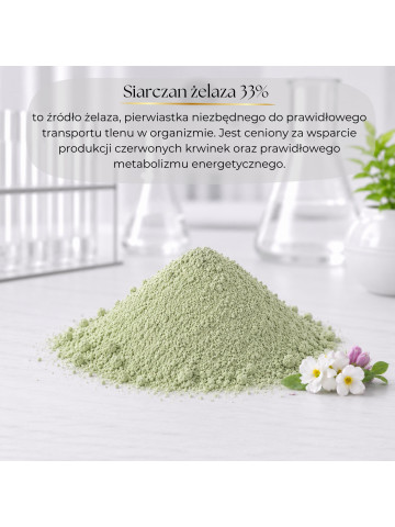 LIPHARMIS Siarczan żelaza (II) 33% proszek 100g