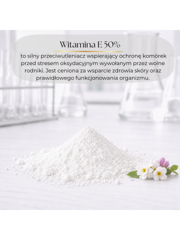 LIPHARMIS Witamina E 50% proszek 100g