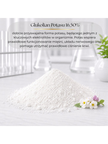 LIPHARMIS Glukonian Potasu 16,50% proszek 100g
