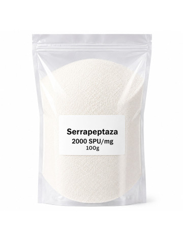 LIPHARMIS Serrapeptaza 2000 SPU/mg proszek 100g