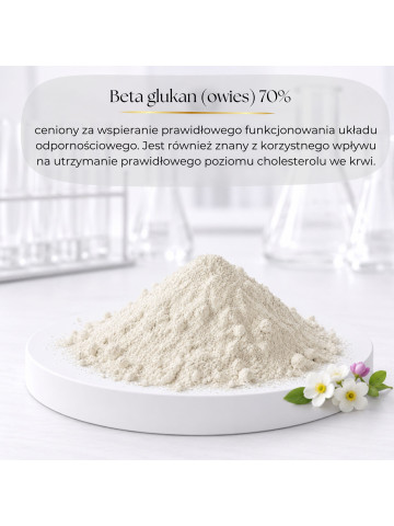 LIPHARMIS Beta-glukan (owies) 70% proszek 1kg