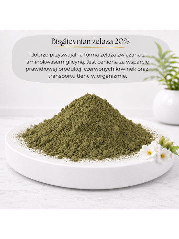 LIPHARMIS Bisglicynian żelaza 20% proszek 1kg