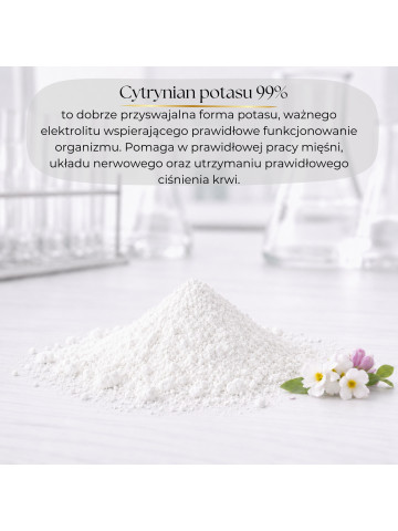 LIPHARMIS Cytrynian potasu 99% proszek 1kg