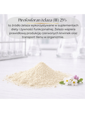 LIPHARMIS Pirofosforan żelaza (III) 25% proszek 1kg