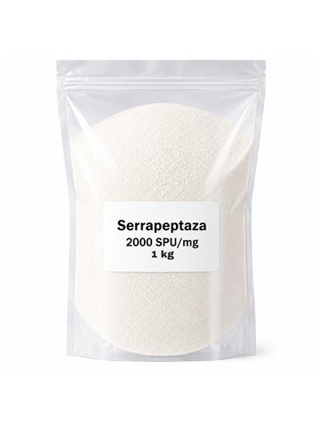 LIPHARMIS Serrapeptaza 2000 SPU/mg proszek 1kg