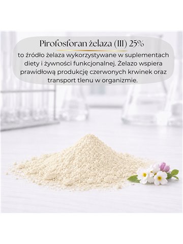 LIPHARMIS Pirofosforan żelaza (III) 25% proszek 1kg