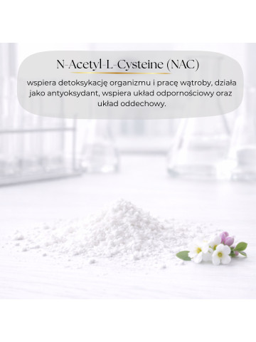 LIPHARMIS N-acetylo-L-cysteina (NAC) proszek 100g