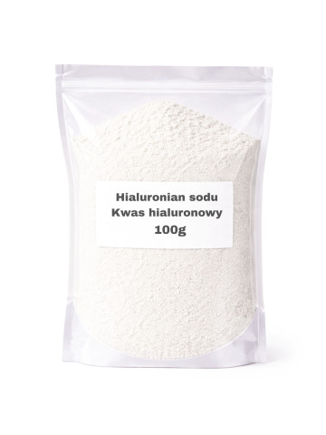 LIPHARMIS Hialuronian sodu Kwas hialuronowy proszek 100g