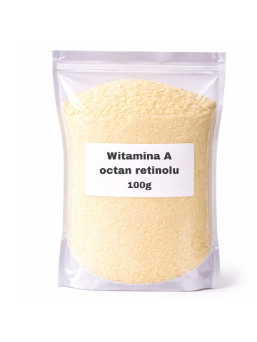 LIPHARMIS Witamina A – octan retinolu proszek 100g