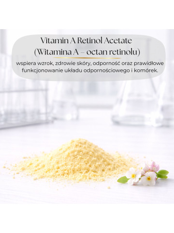 LIPHARMIS Witamina A – octan retinolu proszek 100g