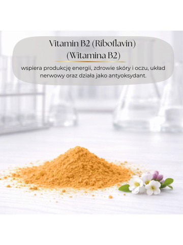 LIPHARMIS Witamina B2 Ryboflawina proszek 100g