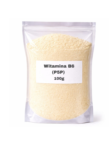 LIPHARMIS Witamina B6 – piroksal-5′-fosforan (P5P) proszek 100g
