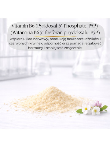 LIPHARMIS Witamina B6 – piroksal-5′-fosforan (P5P) proszek 100g
