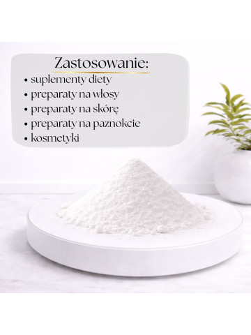 LIPHARMIS Witamina B7 – biotyna  D-biotyna proszek 100g