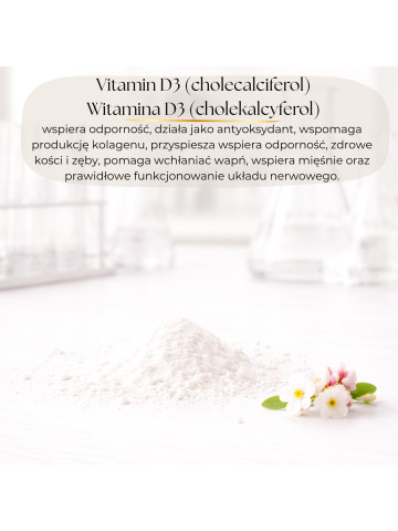 LIPHARMIS Witamina D3 (cholekalcyferol) proszek 100g