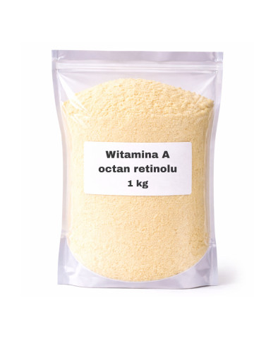 LIPHARMIS Witamina A – octan retinolu proszek 1kg