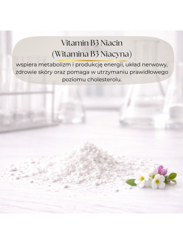 LIPHARMIS Witamina B3 Niacyna proszek 1kg