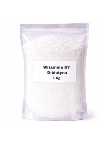 LIPHARMIS Witamina B7 – biotyna  D-biotyna proszek 1kg