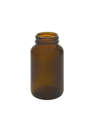 Butelka / słoik szklany 200 ml brązowy (amber) pod zakrętkę 45 mm – do żywności i suplementów