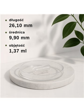 LIPHARMIS Puste kapsułki żelatynowe rozmiar 000 250szt